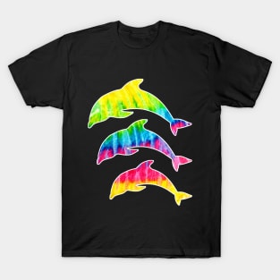 Tie Dye Dolphins T-Shirt